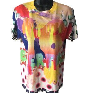 Libertine Women's Small  80s Graffiti Graphic T-Shirt Trippy Hippy